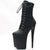 Party-Ready Black High Heel Stiletto Platform Boots with Lace-up Style