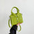 Women’s Mini Crossbody Handbag with Unique Collared Shirt Design