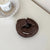 Gentle and Comfortable Satin Filled Cotton Elastic Ponytail