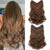 Quick-and-Easy V-shaped Long Wavy Clip-In Hair Extensions