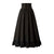 Women's Corset Design Elastic Waist Ruffled Hem Maxi Skirt