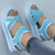 Summer Go-To Criss-Cross Strap Wedge Heeled Sandals