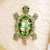 Sparkly Turtle-shaped Brooches Embellished with Colorful Rhinestones