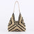 Large-Capacity Woven Straw Hollow Summer Shoulder Bag