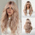 Layered Long Straight Hair Wigs with Fluffy Layers and Curtain Bangs