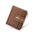 Women's Leather Wallet with Magnetic Snap and Gold Bee Accent