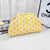 Portable and Lightweight Polka-Dot Knitted Cosmetic Pouch Bag