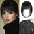 Instant Style Refresh with Clip-In Straight Wispy Bangs Extensions