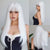 Long Silky Straight Hair Extension Wigs with Flattering Bangs