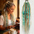 Bohemian Style Braided Ombre Color Ponytail Hair Ties