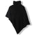 Women's Turtleneck Poncho Batwing Sleeve Loose Pullover Shawls