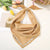 Boho Vibes Triangular Headscarf Accented with Metal Eyelets
