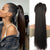 Quick and Easy Long Straight Elastic Rope Ponytail Hair Extension