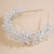 Bridal Headband Adorned with Faux Pearls and Faceted Crystal Beads