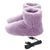 Rechargeable USB-powered Heated Foot Warmer Boots for Chilly Days