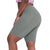 Women's Plus Size High-Waisted Workout Shorts with Dual Pockets