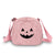 Halloween Pumpkin Crossbody Bag in Soft Corduroy for Trick-or-Treat