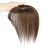 Realistic-Looking Clip-In Hair Topper with Bangs for Women