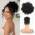 Short Curly Messy Bun Ponytail Extension with Elastic Drawstring