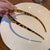 Minimalist Marble Pattern Non-Slip Headband for Stylish Hair Days