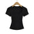 Square Collar High Stretch Summer Crop Tops for Women