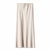 Women’s Elegant Lace-Up Satin Long Skirt in Solid Colors