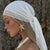 Women's Delicate Solid Color Square Lace Trim Headscarf