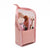 Portable Stand-Up Makeup Brush Organizer Bag for Women
