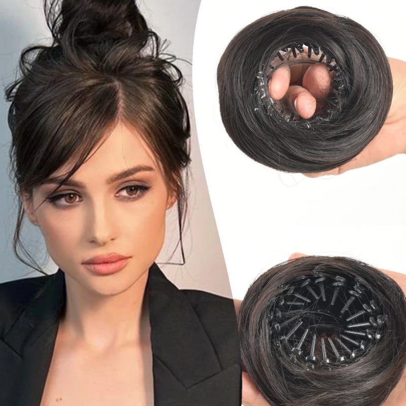 Adjustable Retractable Hair Bun Maker for Quick and Easy Updos