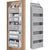 Space-Saving Over the Door Organizer with Multiple Hanging Layers
