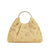 Casual Boho Studded Woven Handbag with Circular Handles