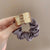 Korean-Inspired Satin Hair Tie with Metallic Sheen