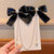 Sweet Fashion Pearl Chain Bow Hair Clips for Little Girls