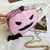 Spooky Chic Halloween Pumpkin-Shaped Crossbody Bag for Women