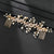 Sparkling Faux Pearl Leaf Rhinestone Wedding Hair Accessories