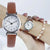 Minimalist Easy To Read Dial Leather Strap Band Quartz Watches