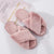 Winter Faux Fur Plush Home Slippers