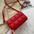 Compact Square Pattern Flap Cross-body Bag for Women