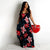 Summer Essential Women’s Floral Printed Loose Maxi Dress