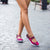 Weave Checkered Elastic Slip-on Shoes for Women