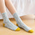 Vintage Elegant Embroidered Flower Slouch High Socks