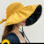 Weave Top Wide Brim Floppy Summer Hats with Bow