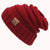 Winter Fashion Knitted Soft and Slouchy Outdoor Beanie Hats