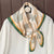 Upscale Patterned Fashion Square Neckerchief Scarves for Women