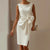 Modern Sleeveless Dress for Women with Romantic Bow Detail