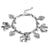 Fashionable Retro Elephant and Heart Charm Bracelets