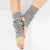 Solid Color Knitted Winter Leg Warmer Fitness Socks