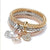 Elegant Eternal Love Heart Pendant Bracelet Set