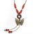 Handmade Ethnic Style Vintage Ceramic Butterfly Necklace