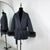 Fall Fashion Oversized Faux Fur-trimmed Coat Jackets